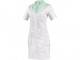 Dámské šaty CXS BELLA bílé se zelenými doplňky