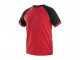 Tričko s krátkým rukávem OLIVER, červeno-černé - POUZE vel. M