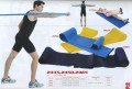 Aerobic guma dvojit 104x15cm tl. 0,50mm, modr