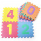 Dětská hrací podložka s čísly Sedco 30x30x1,0cm - 10ks