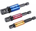 Adaptry do vrtaky s oto.chytem 3ks, 1/4"-3/8"-1/2", S2 FORTUM