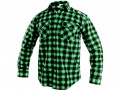 Flanelová košile TOM pánská zelená