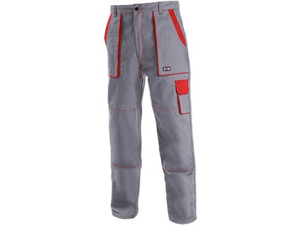 CXS LUXY JOSEF Pracovní kalhoty šedo-červené 46