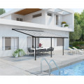 SIERRA 5400 antracit hlinkov pergola 5,46x3m