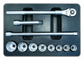11-dln Sada hlavic estihrannch 3/4" HONITON