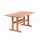SKEPPSVIK zahradní stůl dřevěný 150x88cm cappuccino