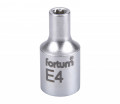 E4 TORX hlavice nstrn 1/4" FORTUM