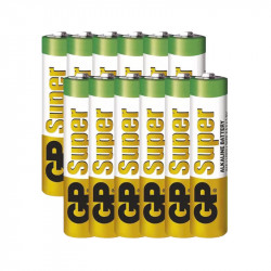 Baterie AAA mikrotužkové LR03 1,5V alkalické 12ks