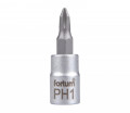 PH1 kov roubovk hlavice 1/4" FORTUM