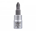 PZ1 ploch roubovk hlavice 1/4" FORTUM