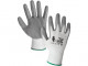 ABRAK povrstvené rukavice bílo-šedé 1 pár - PRODEJ PO 12 párech