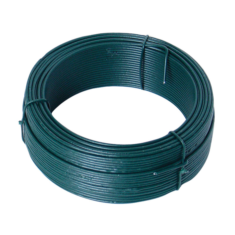Napínací drát pro pletiva 3,4mm 50m zelený PVC