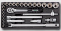 HONITON HA001 gola sada hlavice 8-32mm 1/2" na platu