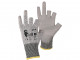 CITA 3F rukavice protipořezové tříprsté, šedé 1 pár - PRODEJ PO 12 párech