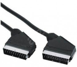 SCART kabel k set-top boxu, stíněný, 21-pin, 1,5m