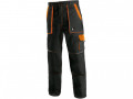 LUXY JOSEF Pracovní kalhoty černo-oranžové