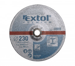 Brusný kotouè 230x6,0 EXTOL PREMIUM ocel