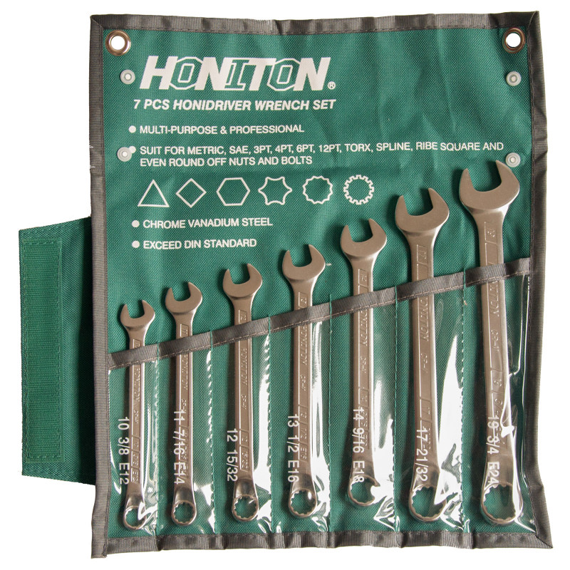 HONITON HCW11507 10-19mm Sada očkoplochých klíčů 7ks