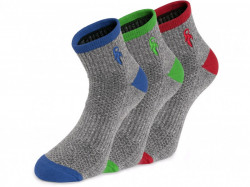 Ponožky CXS PACK šedé 3 páry