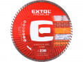 230mm TURBO E diamantov kotou EXTOL PREMIUM