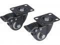 Koleka oton s PVC obru a brzdou pr.40mm sada 2ks
