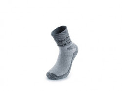 Zimní ponožky SKI, šedé  - POUZE vel. 37, 42