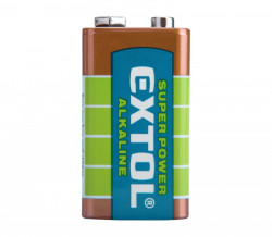 Baterie 9V 6LR61 alkalická 1ks EXTOL