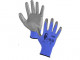 CERRO povrstvené rukavice modro-šedé 1 pár - PRODEJ PO 12 párech