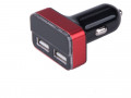 Nabjeka USB do auta, 12/24V, 2x USB, mi, 3,4A, 17W - AKCE