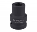 17mm prmyslov hlavice 3/4" FORTUM