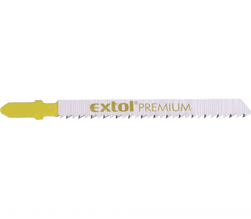 EXTOL PREMIUM 8805001 plátky do přímočaré pily 5ks, 75x2,5mm, HCS