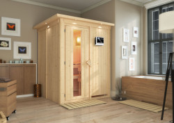 KARIBU NORIN finská sauna vnitřní 1,51x1,51m bez topidla