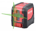 EXTOL PREMIUM 1H1V laser zelen liniov, kov samonivelan