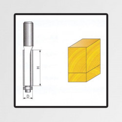 Vlcov frzy do deva 8x9x38mm stopka 8mm P70401