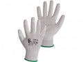 BRITA Povrstvené rukavice bílé 1 pár - PRODEJ PO 12 párech