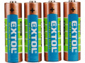 Baterie AA tukov LR6 1,5V alkalick 4ks EXTOL