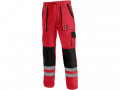 LUXY BRIGHT kalhoty pnsk erveno-ern - POUZE vel. 64 *