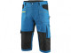STRETCH Kalhoty 3/4 pánské středně modré-černé