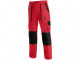 LUXY JOSEF Pracovní kalhoty červeno-černé - POUZE vel. 64