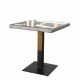 BARCELONA designový stůl Dimenza šedý