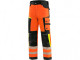BENSON kalhoty výstražné pánské oranžovo-černé - POUZE vel. 52