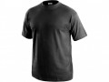 Tričko DANIEL krátký rukáv, bavlna černé - POUZE vel. XL, 3XL